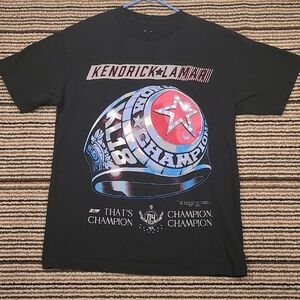 KENDRICK LAMAR Top Dawg TDE Black World Champions Mens Sz M T‎ Shirt 2018